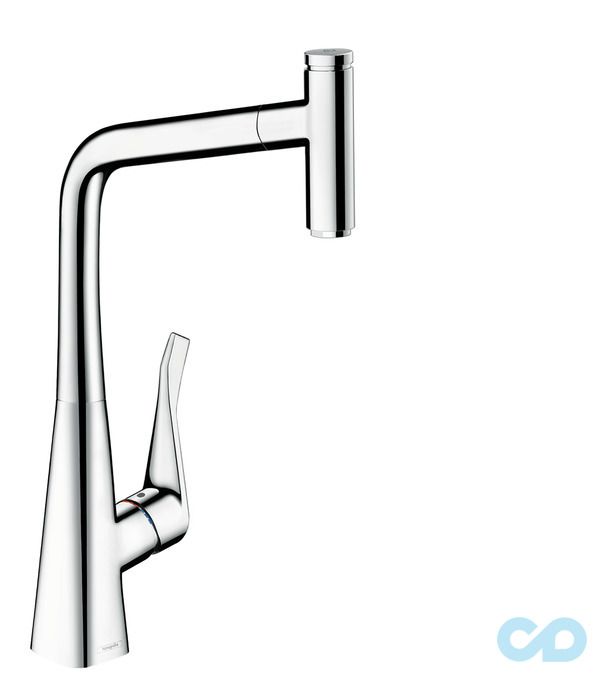 характеристики смеситель кухонный hansgrohe metris select 14884000