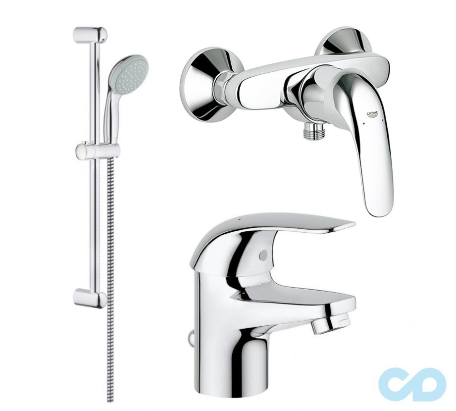 Набір змішувачів для душу Grohe Euroeco 123232