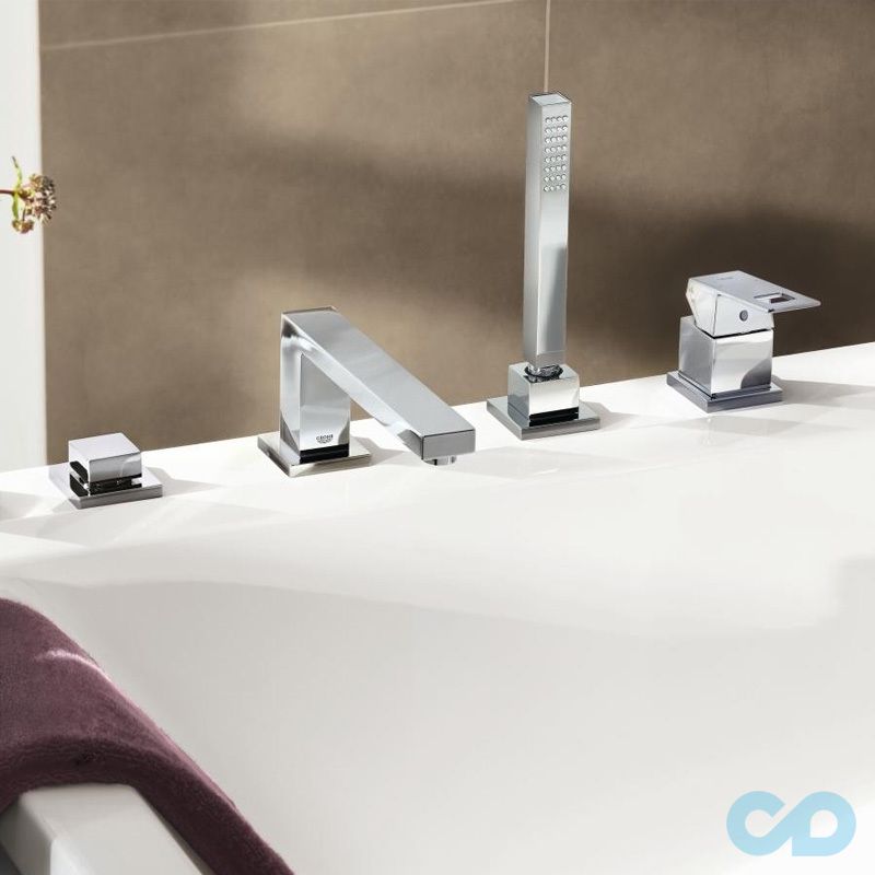 фото смеситель на борт ванны grohe eurocube 19897000