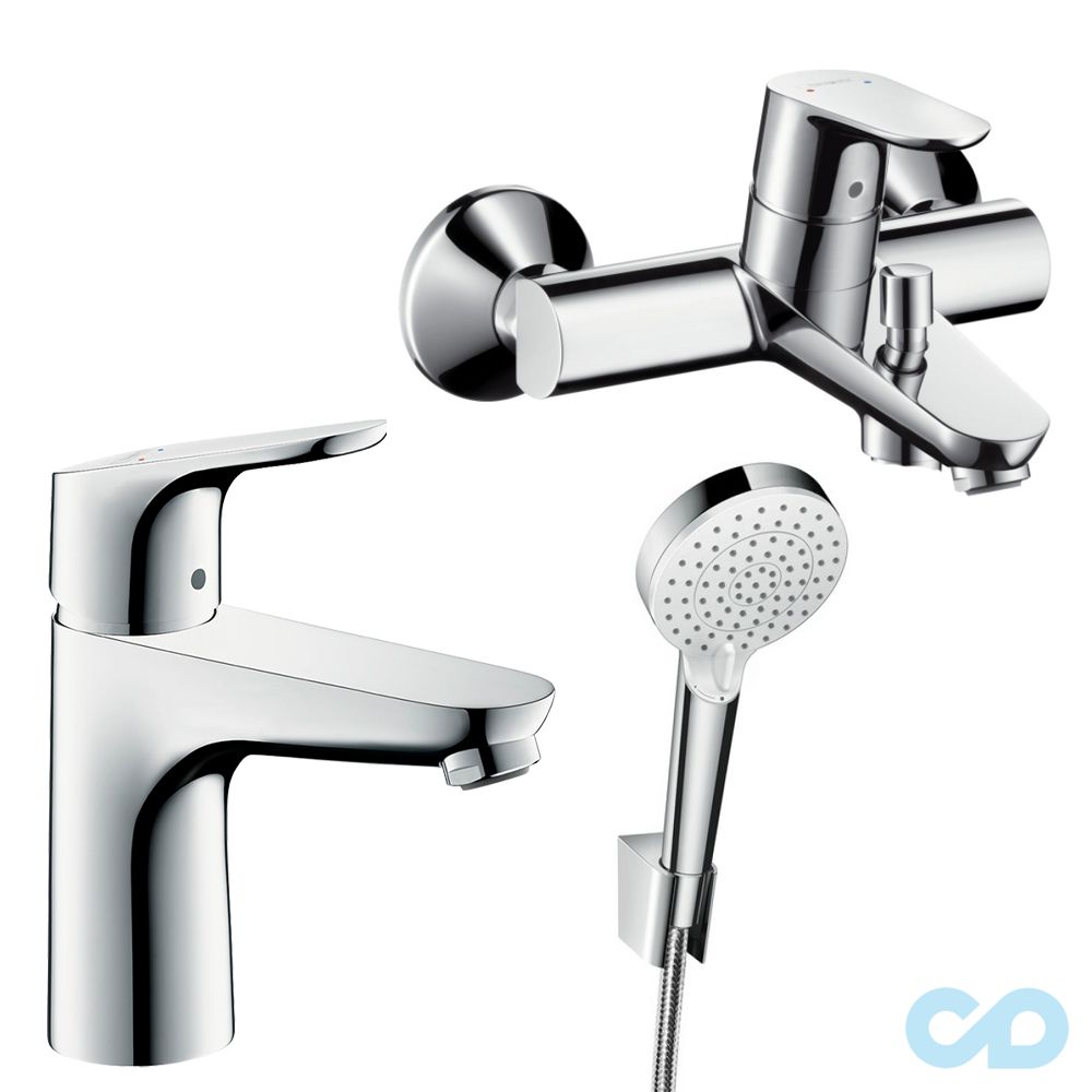 Набір змішувачів для ванни Hansgrohe Focus 34607000