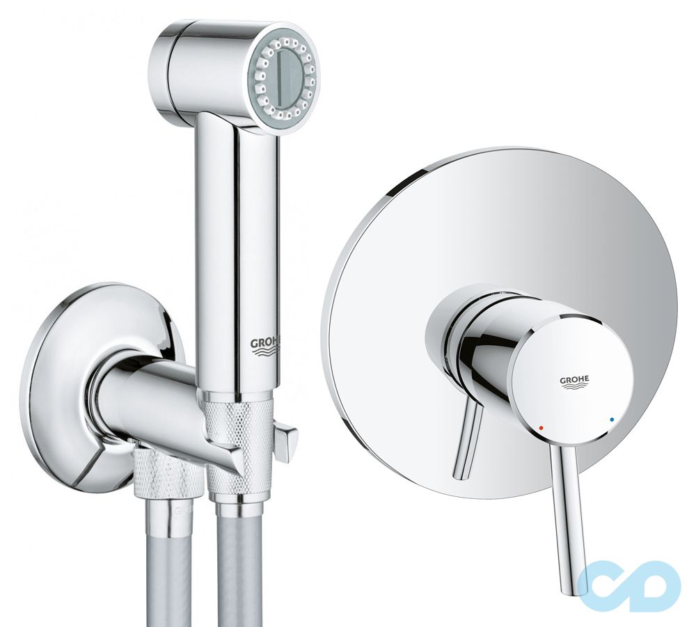Набір для гігієнічного душу прихованого монтажу Grohe Concetto 26332007