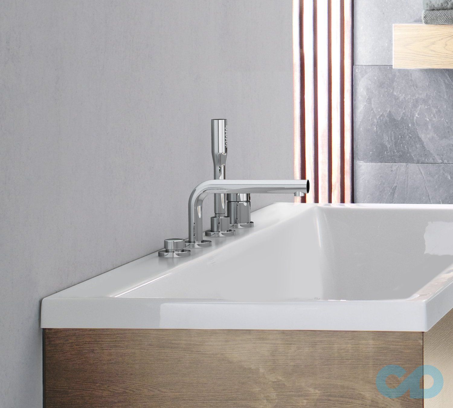 ціна змішувач для ванни grohe essence new 19578001