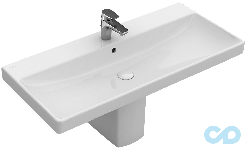 ціна раковина villeroy & boch avento 4156a501