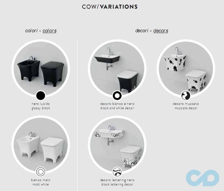 раковина artceram cow cwl0001цена