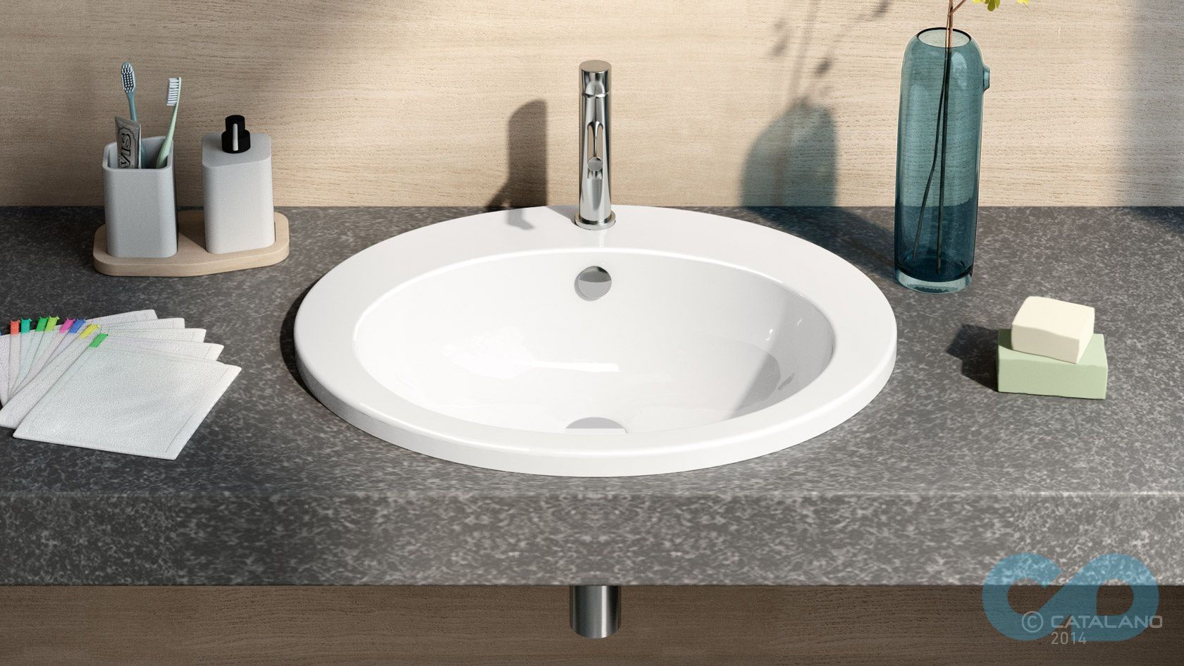 ціна раковина вбудована catalano incasso 1inze00