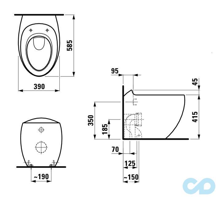 унітаз laufen alessi ціна