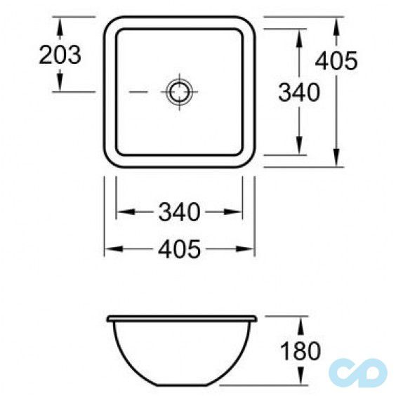 раковина villeroy & boch loop & friends 61621101 розміри