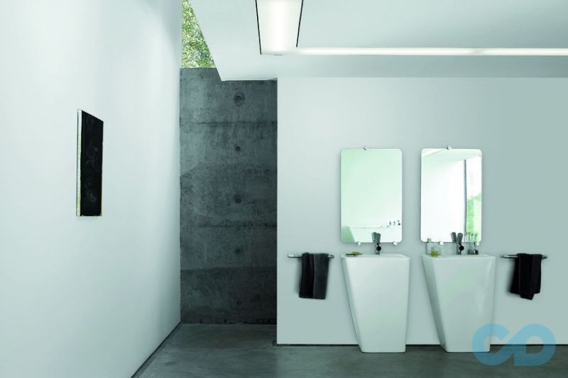 дизайн раковина laufen il bagno alessi dot 8119024001041