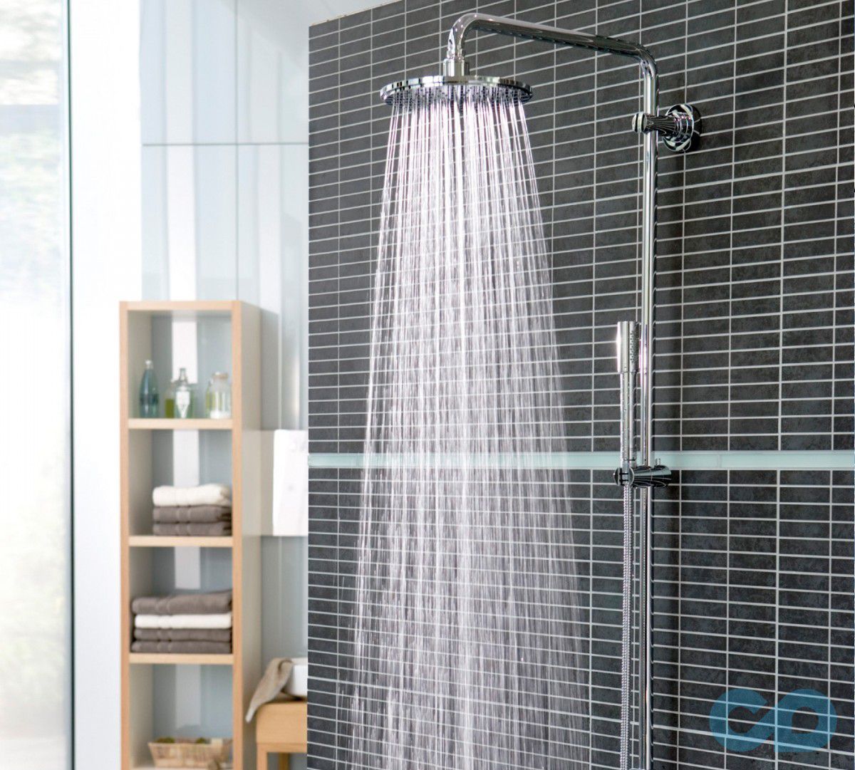 цена Душевая система с термостатом Grohe Rainshower 27966000