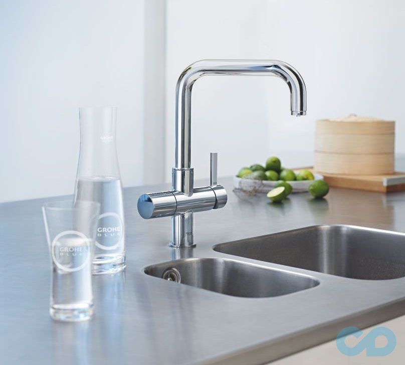 фото кухонний змішувач grohe blue® pure 31299001
