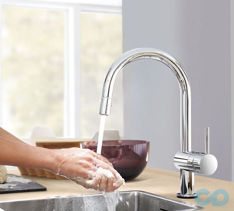 ціна змішувач для мийки grohe minta 32918000