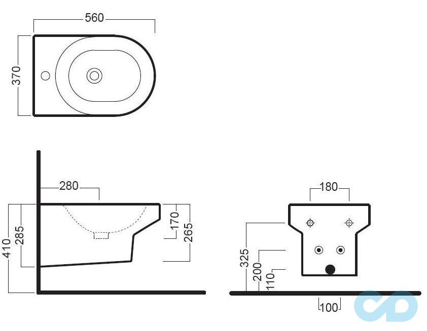 біде hatria daytime купити