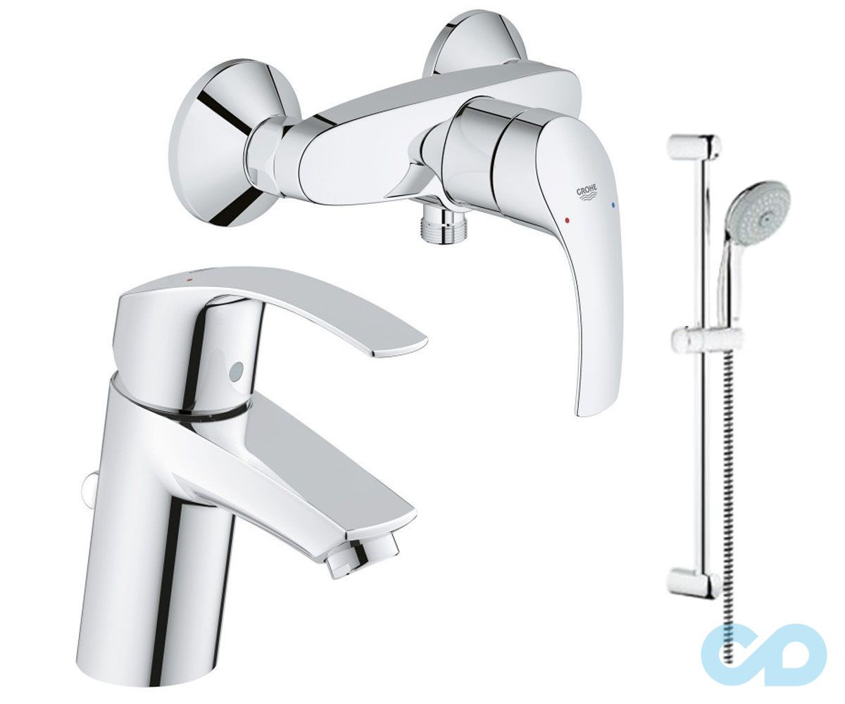 купити набір змішувачів grohe eurosmart 123244s