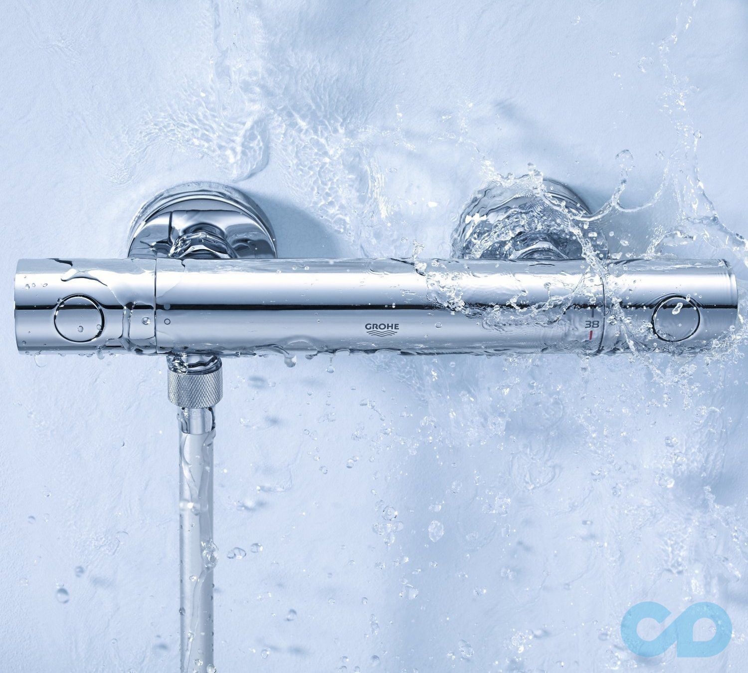 ціна Термостат для душу з душовим гарнітуром Grohe Grohtherm 1000 34286002