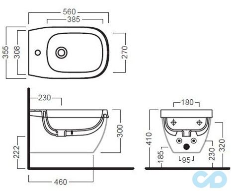 біде hatria abito ціна