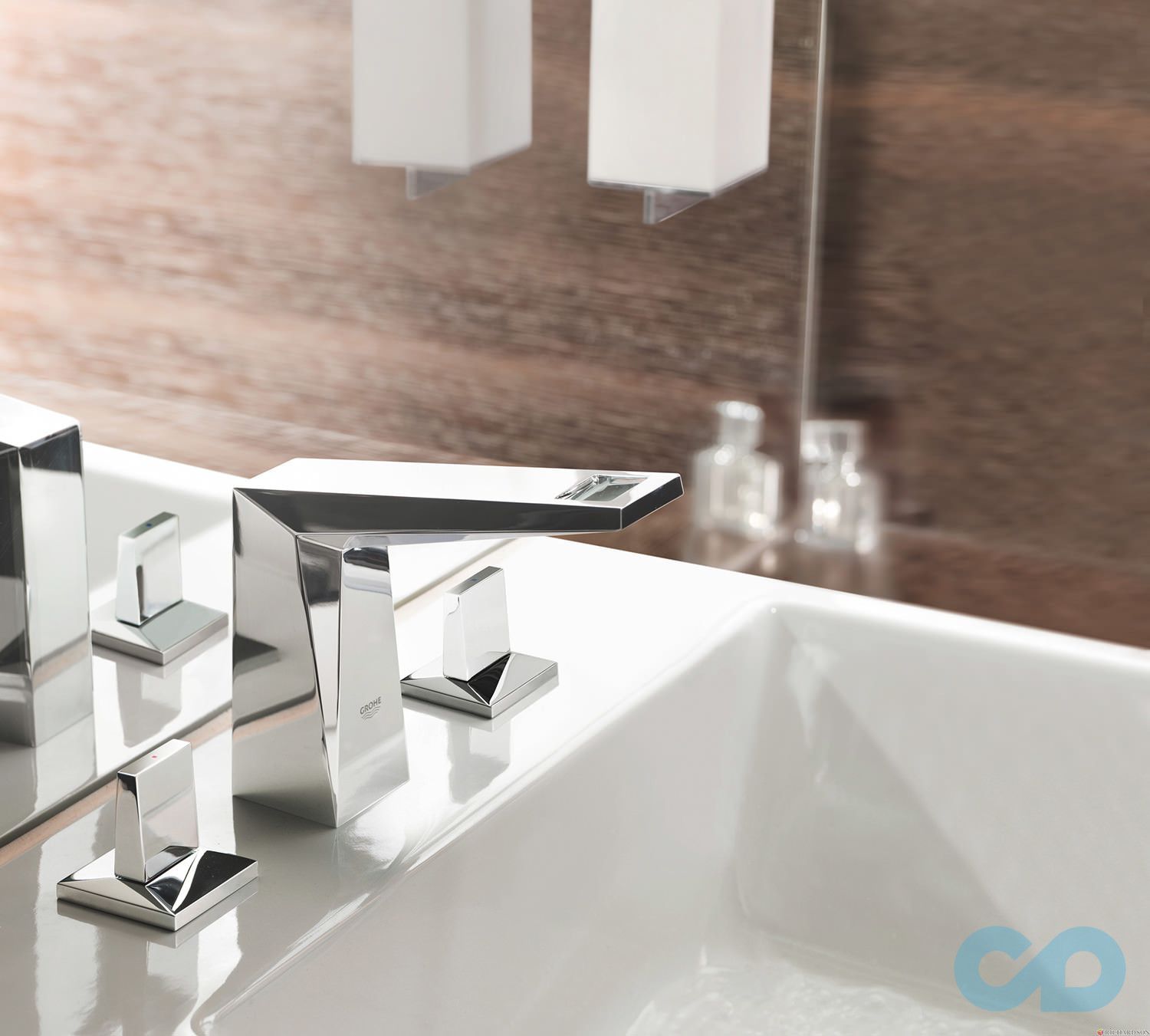 ціна змішувач для раковини grohe allure brilliant 20344000