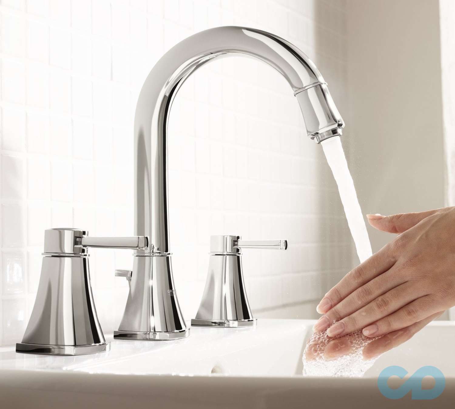 ціна змішувач для раковини grohe grandera 20417000