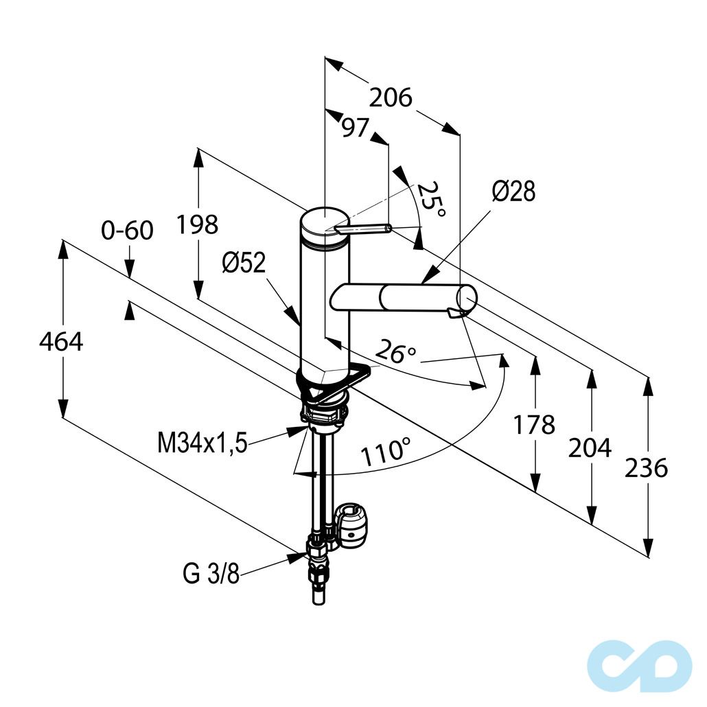 розмір змішувач для кухні kludi tangenta 44991f875