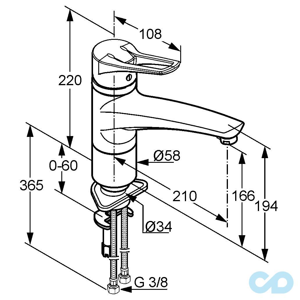 розмір змішувач для кухні kludi mx 399049262
