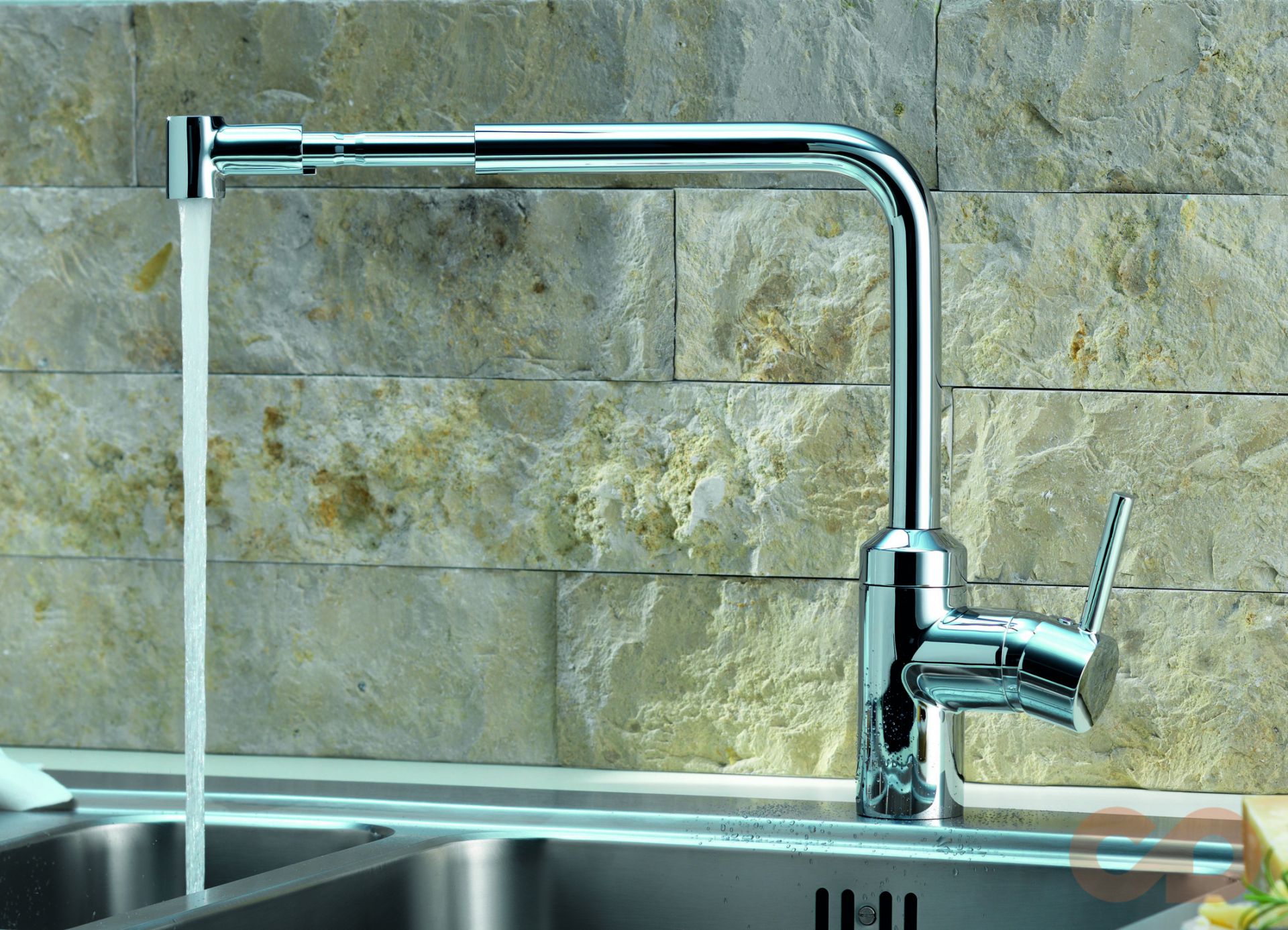 дизайн смеситель для кухни kludi l-ine 428210577