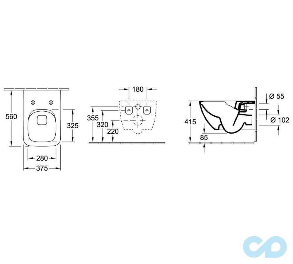 купити унітаз villeroy boch omnia architectura directflush 5684hr01