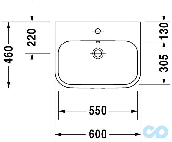 раковина duravit happy d.2 2315600000 фото