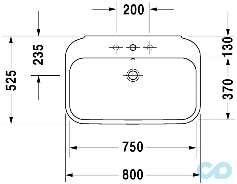 раковина duravit happy d.2 2316800000 фото