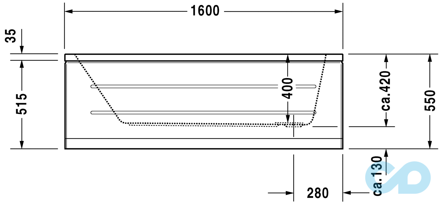 акрилова ванна duravit купити