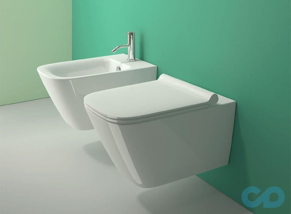 Унітаз підвісний Catalano Green 1VS55RGR00 + 5GR55STP00 купити