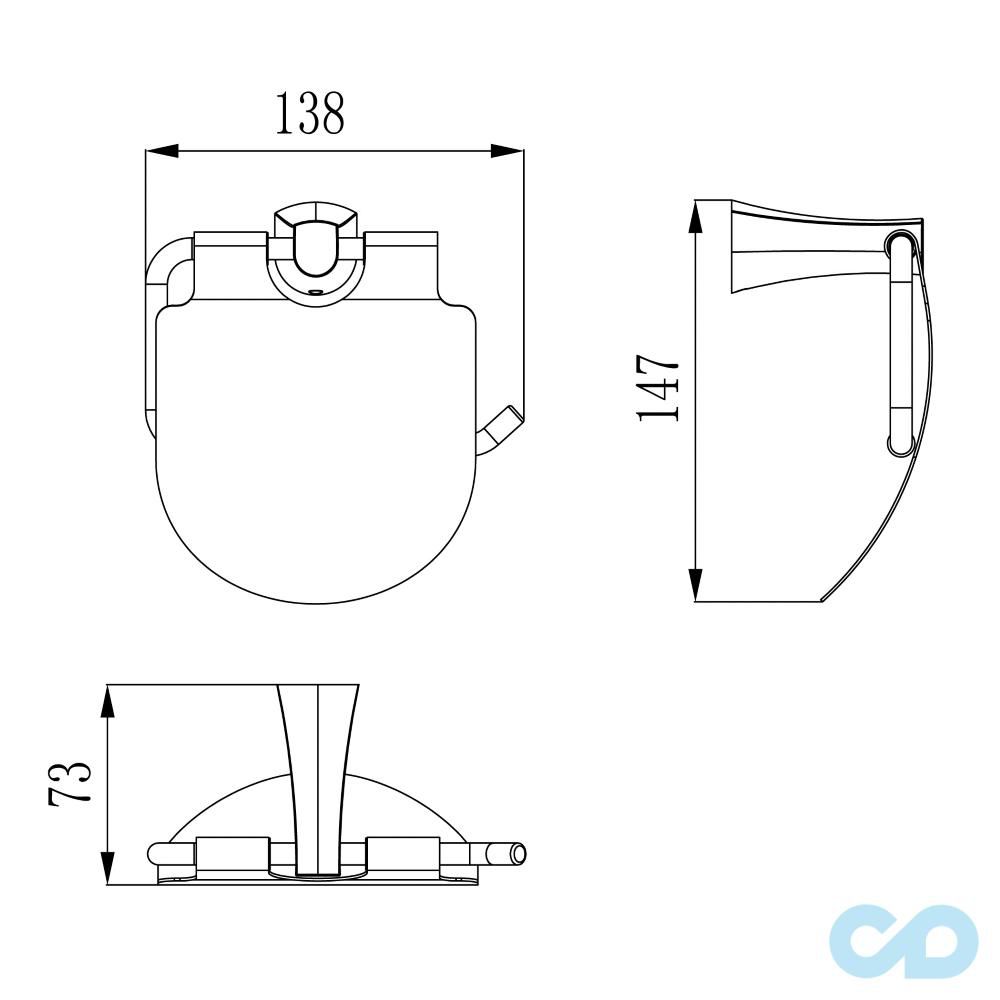 креслення паперотримач Imprese Cuthna 140280 antiqua