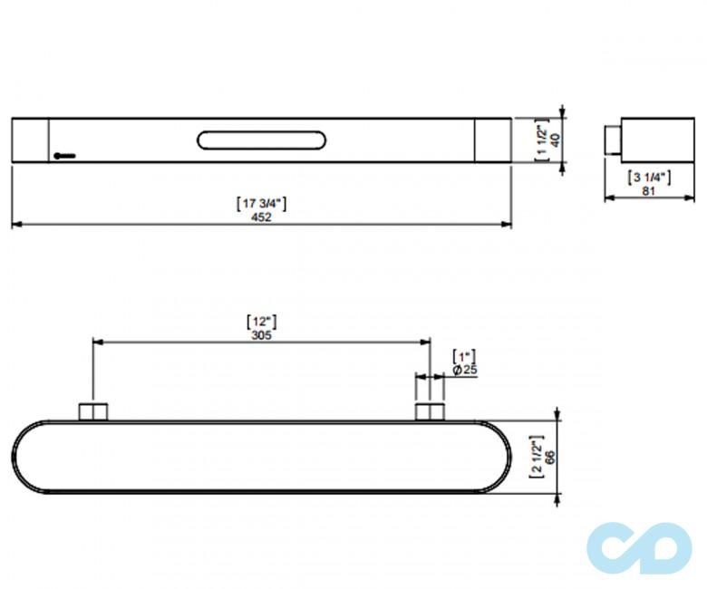 креслення Тримач рушника Sonia S5 153008