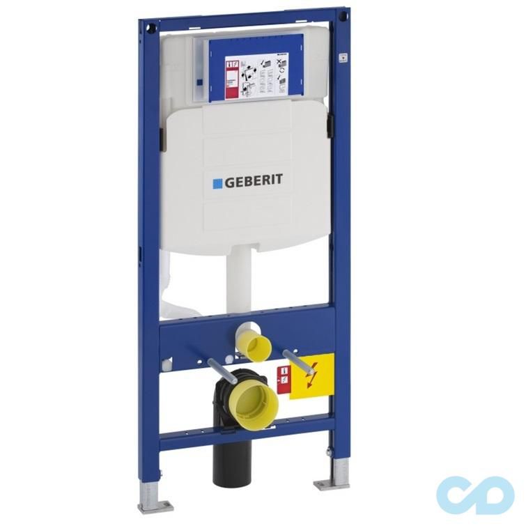 купити Інсталяція для унітазу Geberit Duofix 111.300.00.5 + 115.883.JT.1 із захистом від слідів пальців