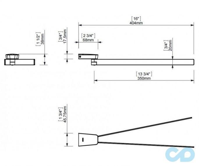 чертеж Полотенцедержатель Sonia S6 167456