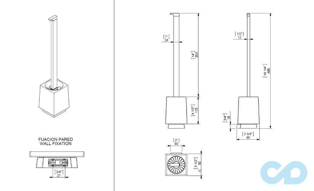 креслення Йоршик для унітазу Sonia S7 131914