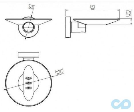 креслення Мильниця Sonia Tecnoproject 116959