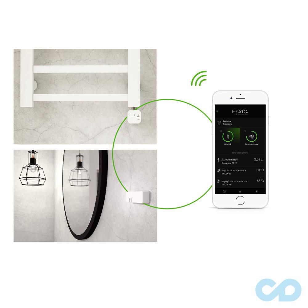 параметри Електрична сушарка для рушників Zehnder Virando AB-120-050-9017-NEX-HID