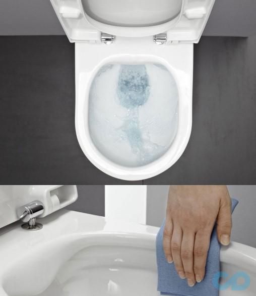 фото Інсталляція  Grohe Rapid SL 38772001 з підвісним унітазом Laufen Pro Rimless H8669570000001