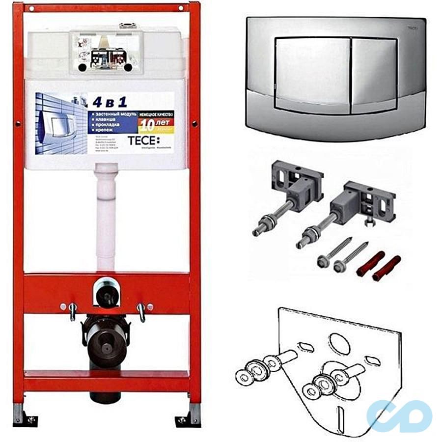 купити Інсталяція для унітазу Tece Base 9400005 з підвісним унітазом Jika Mio H8207140000001 