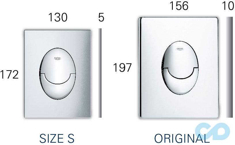 параметри Інсталяція Grohe Rapid SL 39503000 c підвісним унітазом Roca Victoria Rimless A34H398000 (оновлена ​​клавіша змиву