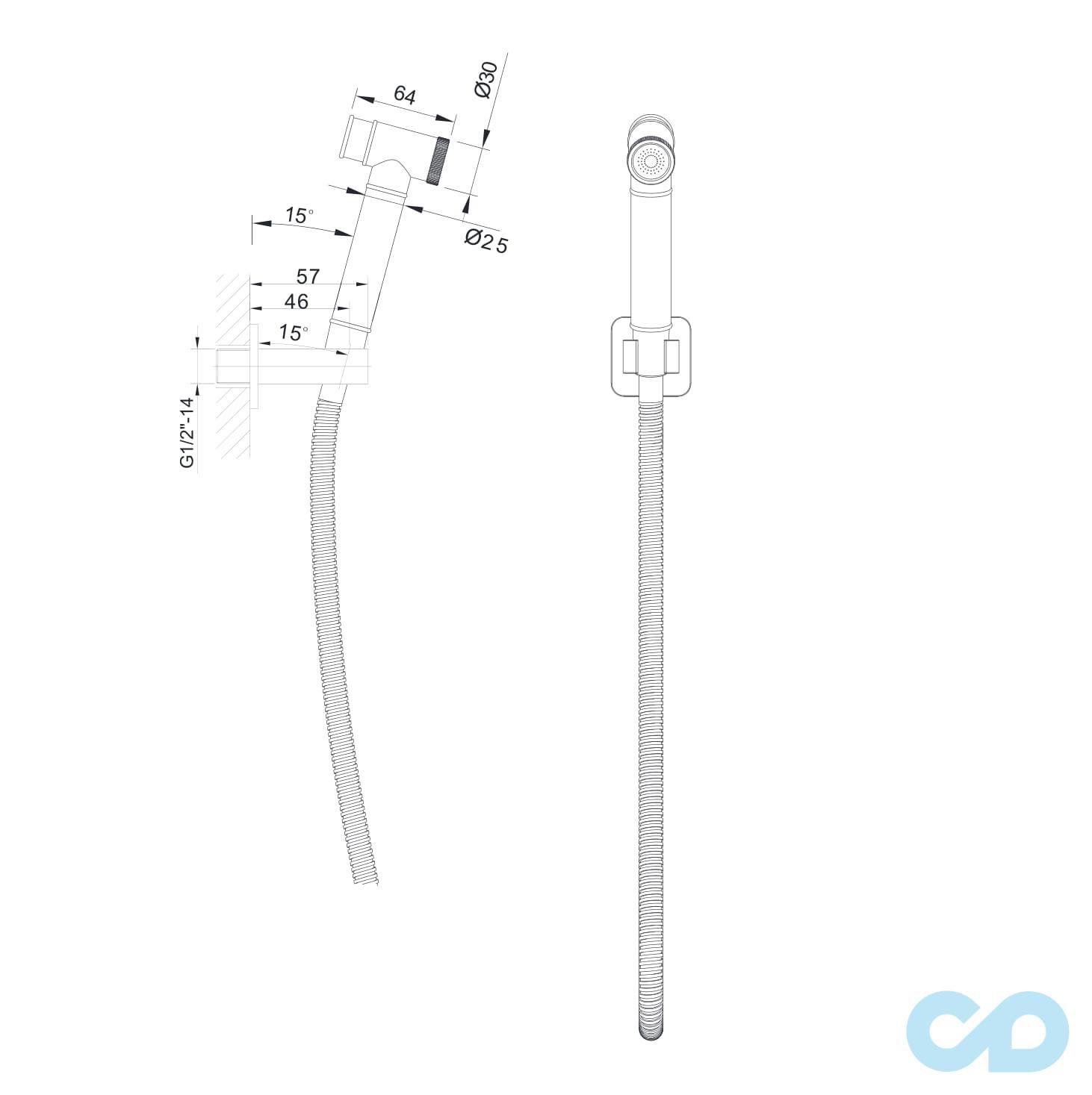 креслення Гігієнічний набір Imprese Grafiky ZMK061901121