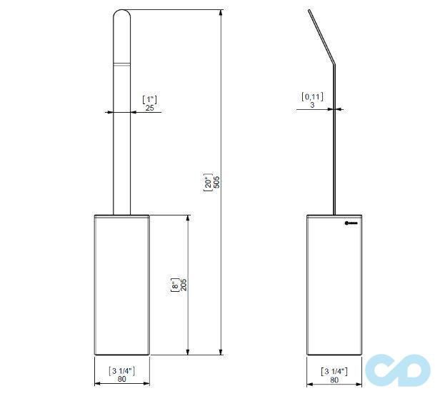 креслення Йоршик для унітазу Sonia S5 153039