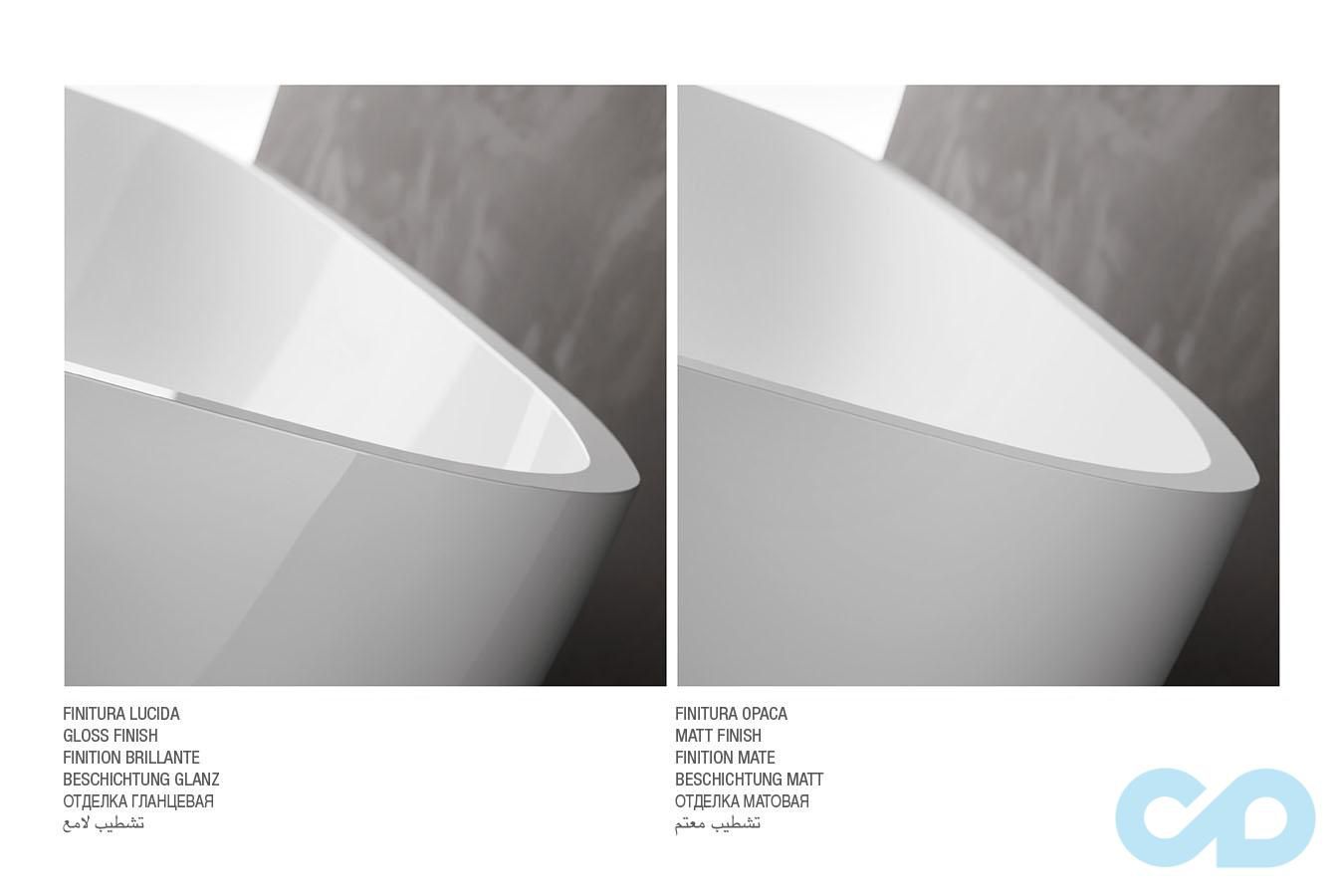 Ванна отдельностоящая Treesse Brio 170 см V297BL купити