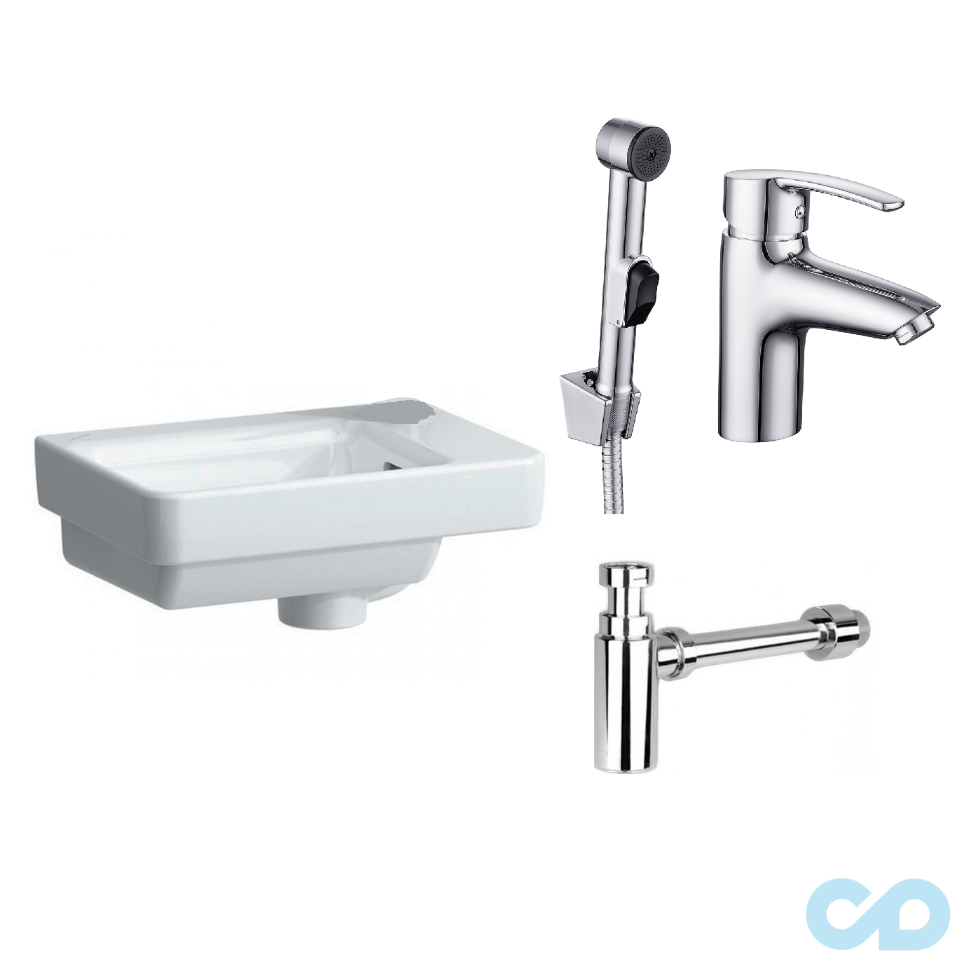 Раковина Laufen Pro S H8159600001041 в комплекті зі змішувачем Imprese 05170BT