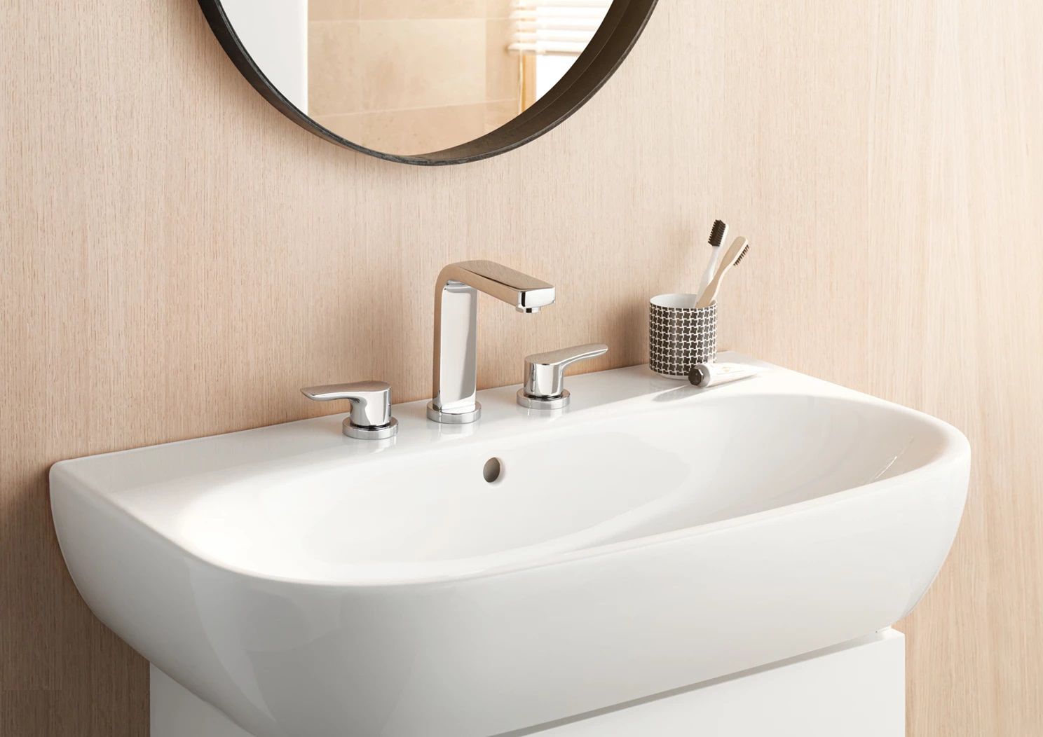 купить Смеситель для раковины Kludi Pure&Solid 343940575