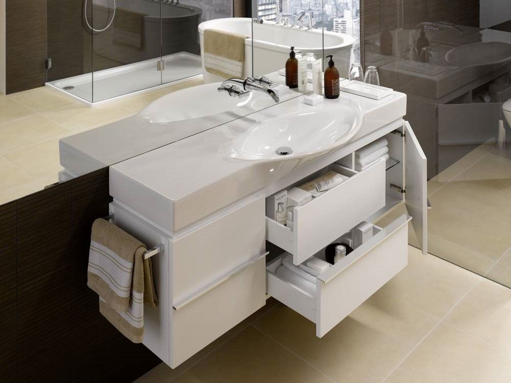 Тумба з умивальником Laufen Palace H4013020754631 + H8117040001041 ціна