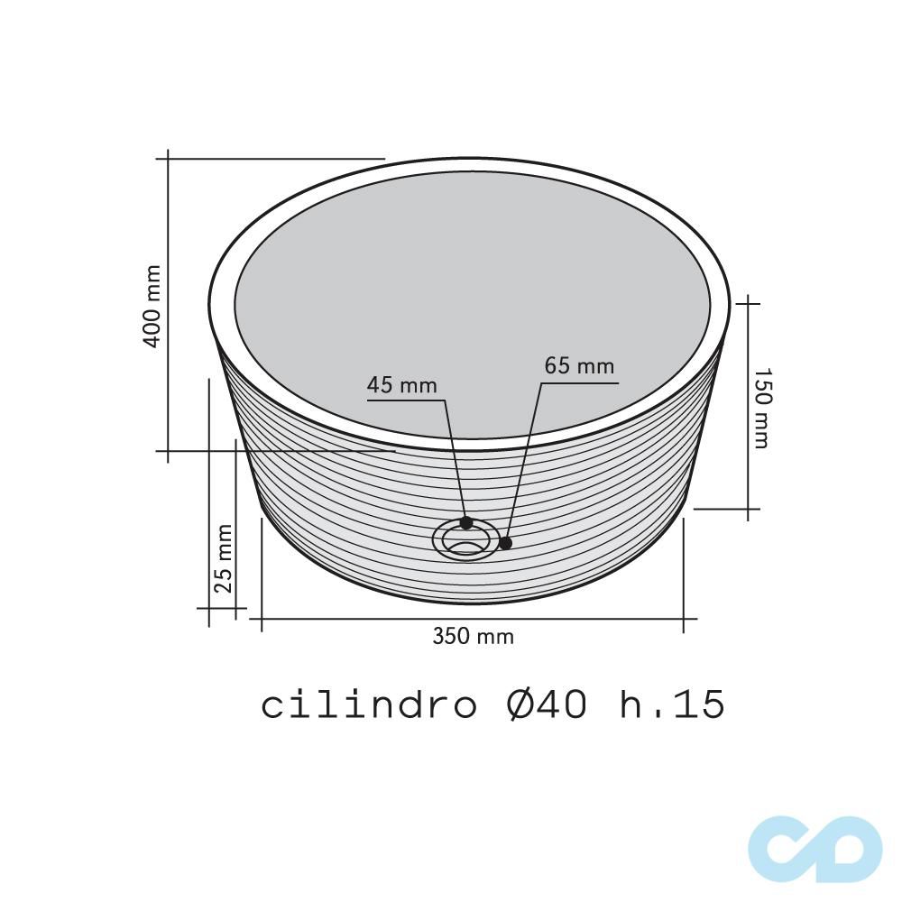 креслення Накладна раковина Imso ISLACILBE
