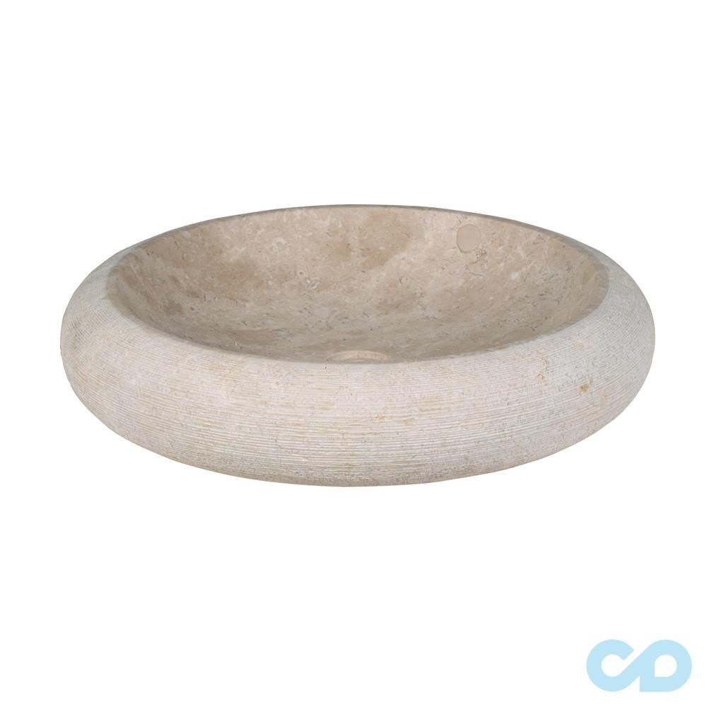 Накладна раковина з натурального каменю 55х55 Imso ISLAINFCR