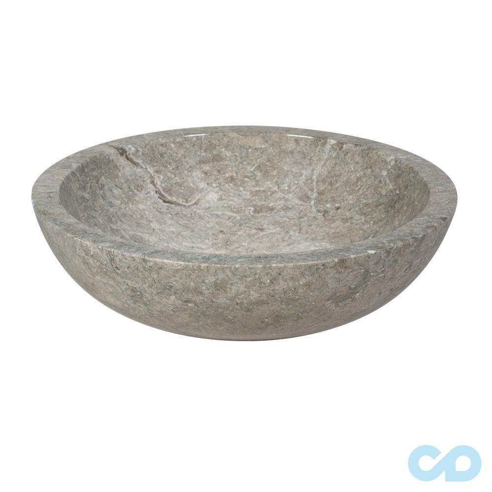 Накладна раковина з натурального каменю 450 x 450 Imso ISLATOGRL