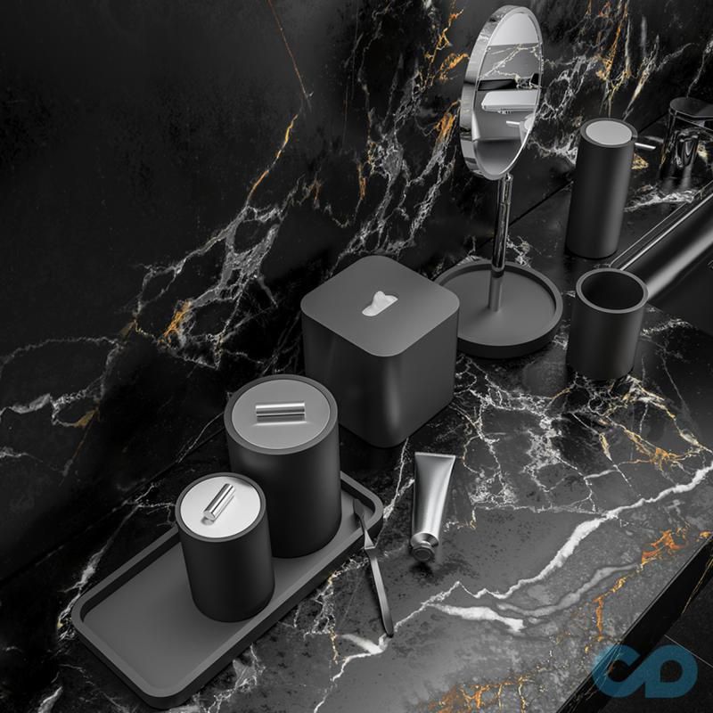 купити Настольное косметичне дзеркало Decor Walther Black stone KSA 0972460