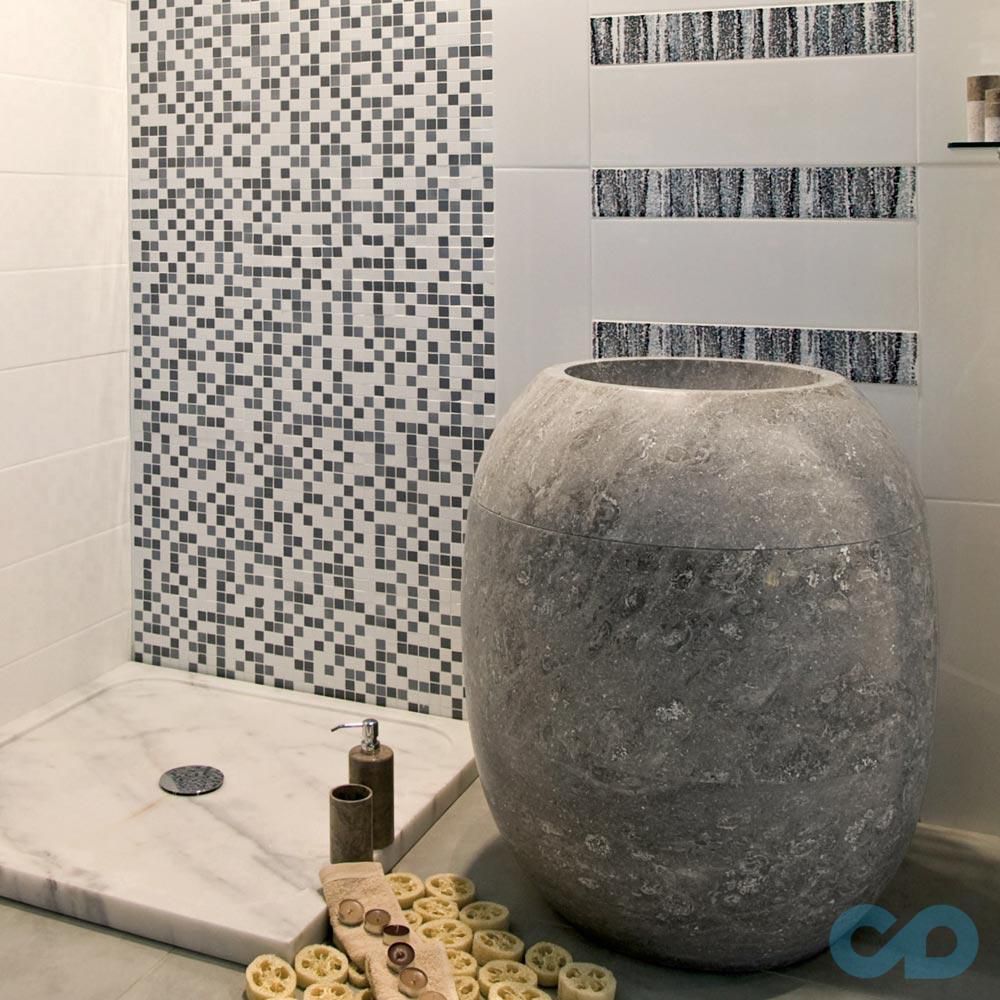 купити Плитка раковина з натурального каменю Imso 47x47 ISLACAPFU